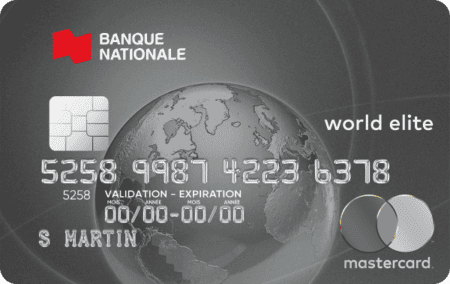 Comparatif Carte Mastercard World Elite Récompenses MBNA vs