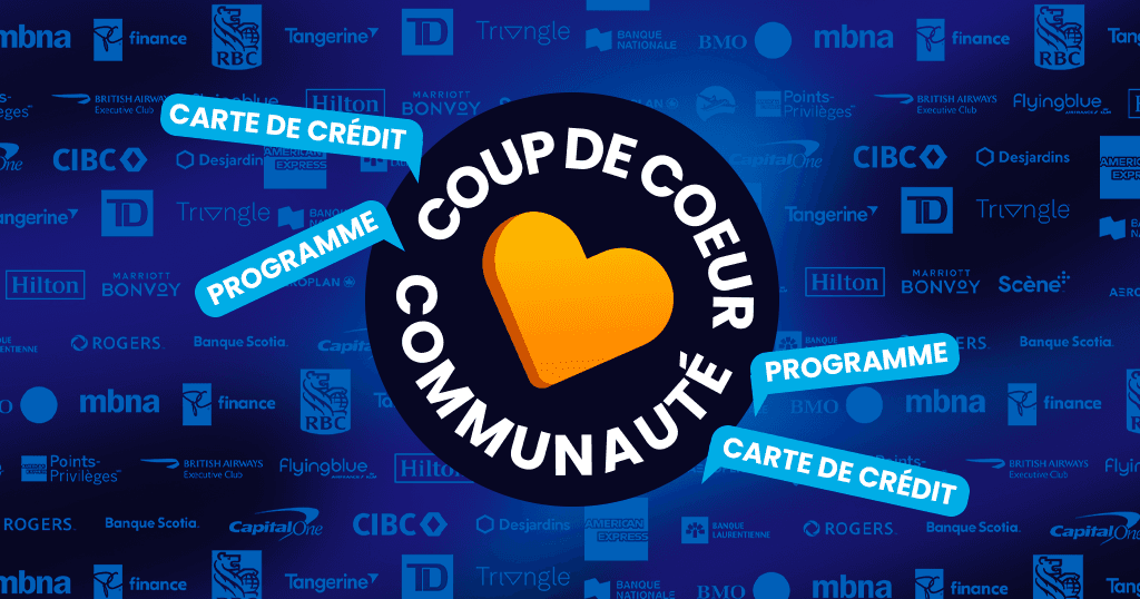Choix de la communauté Milesopedia 2026 : votez pour votre carte de crédit et programme coups de coeur!