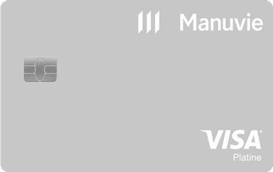 Carte Visa Platine de la Banque Manuvie
