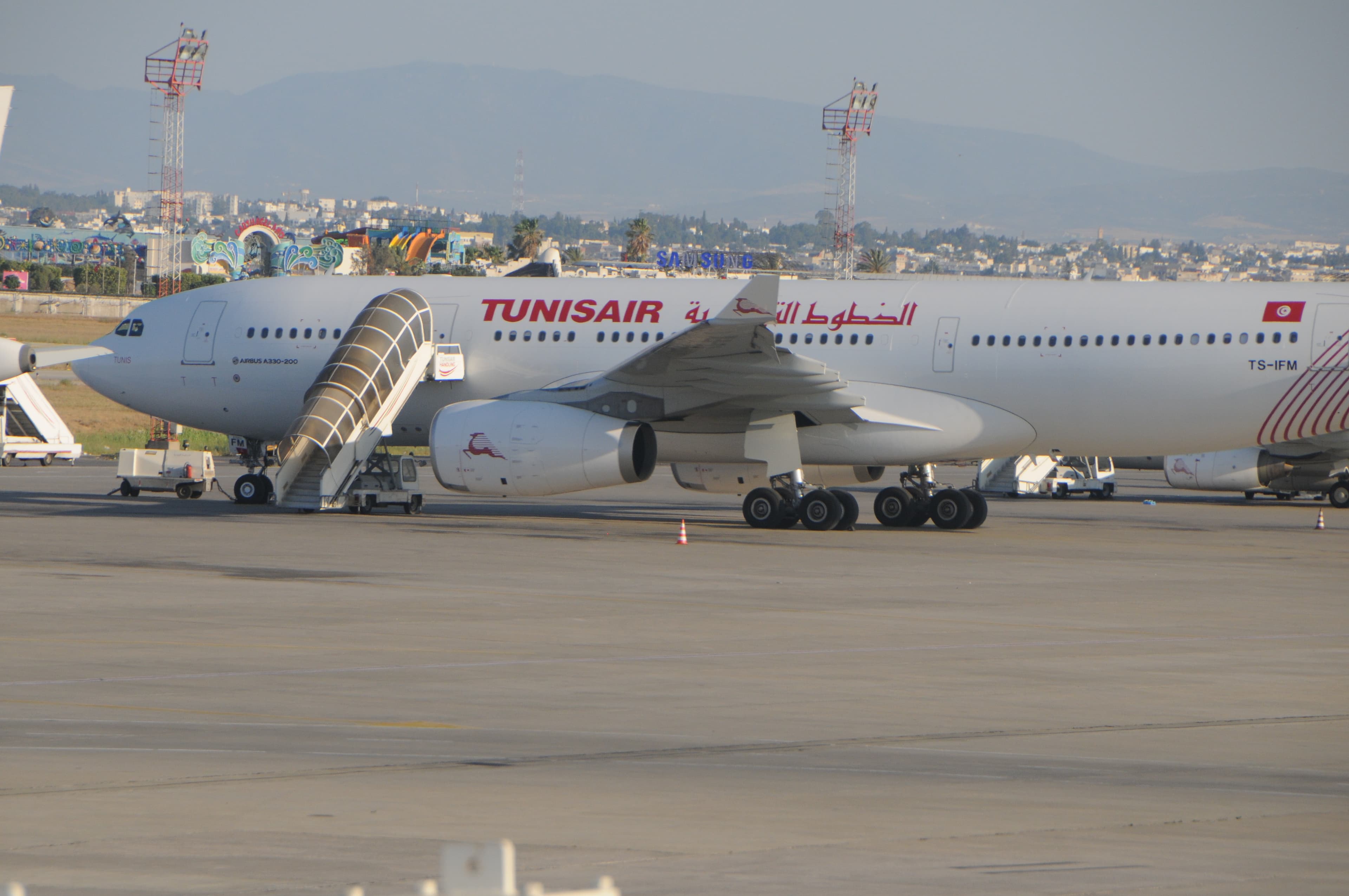 Tunisair Airbus A330-200 TS-IFM on the ground