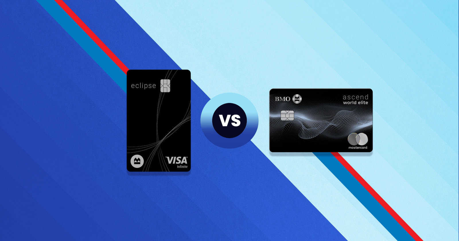 Comparatif : BMO eclipse Visa Infinite vs Mastercard BMO Ascend World Elite