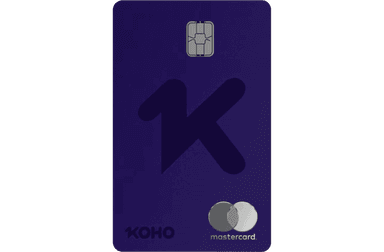 KOHO Prepaid Mastercard Everything Plan
