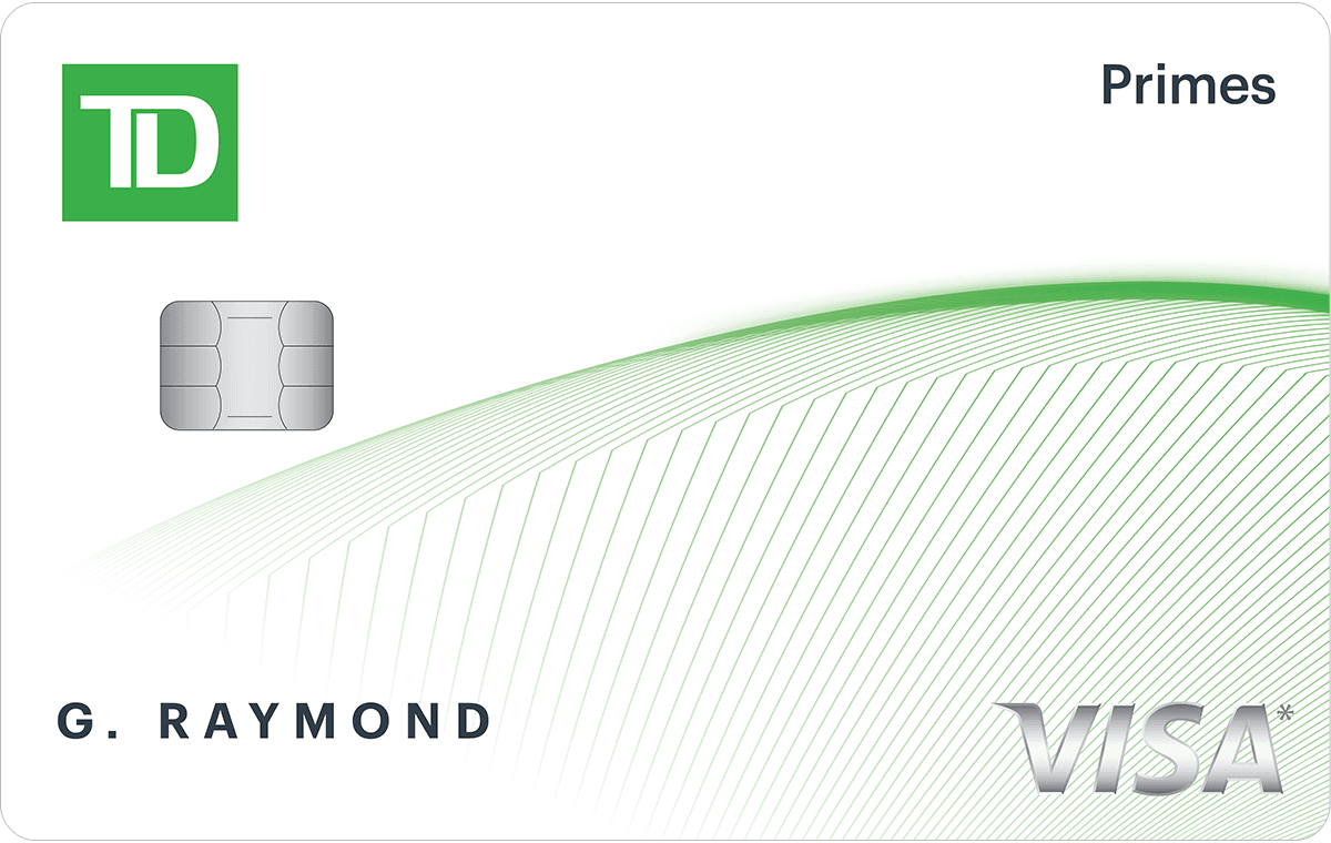 Carte Visa Primes TD