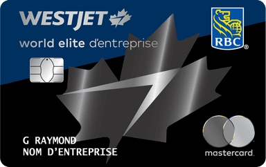 Carte WestJet World Elite Mastercard d’entreprise RBC