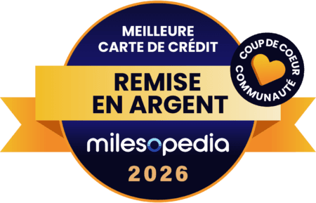 Palmares2026 Meilleure carte de crédit remise en argent Communauté