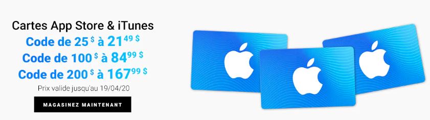 App Store and iTunes cards