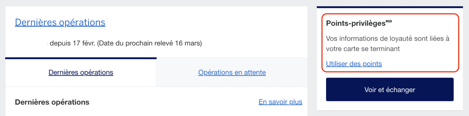 Programmes de fidélité au Canada&nbsp;: l’expiration des points et milles - amex points comptes lies fr