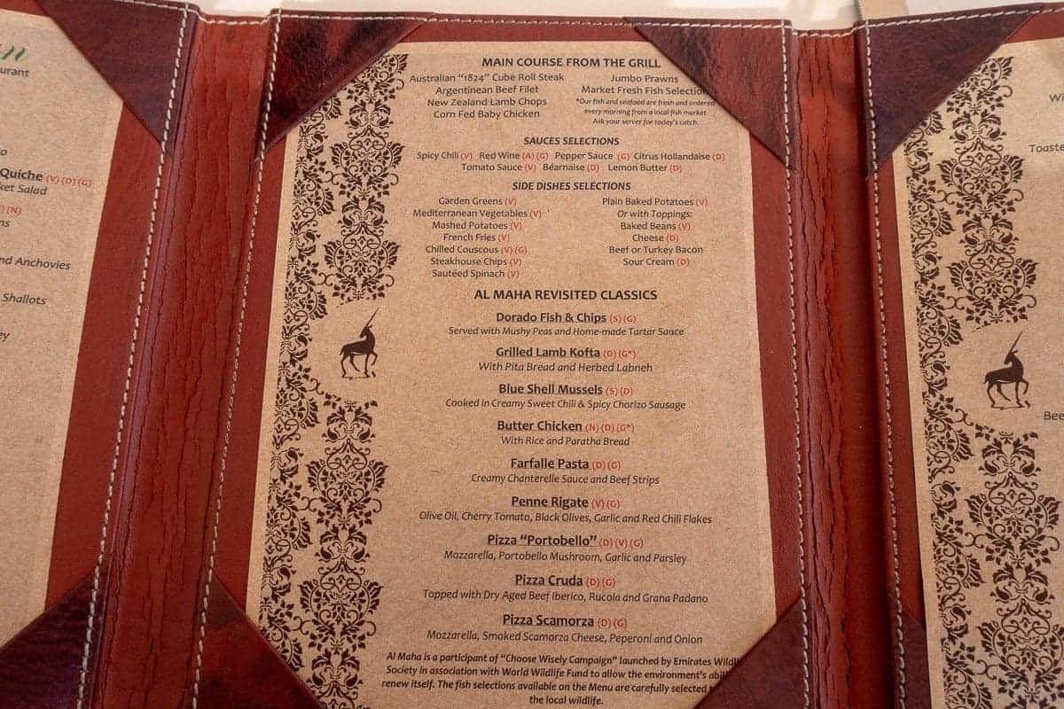 Avis&nbsp;: Al Maha, a Luxury Collection Desert Resort & Spa, Dubai - al maha restaurant diner 02