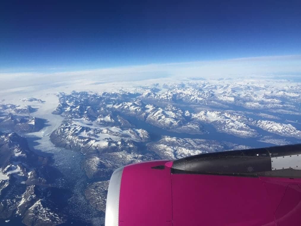 over greenland