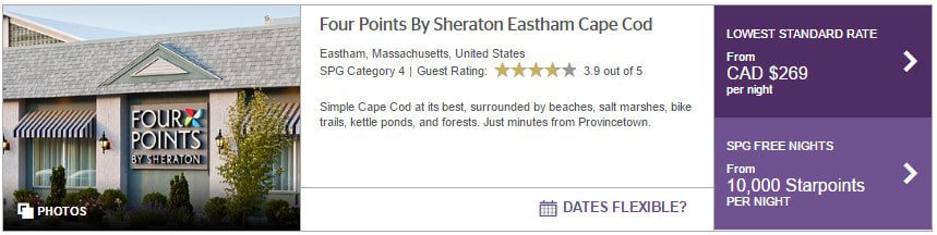 eastham cape cod four points