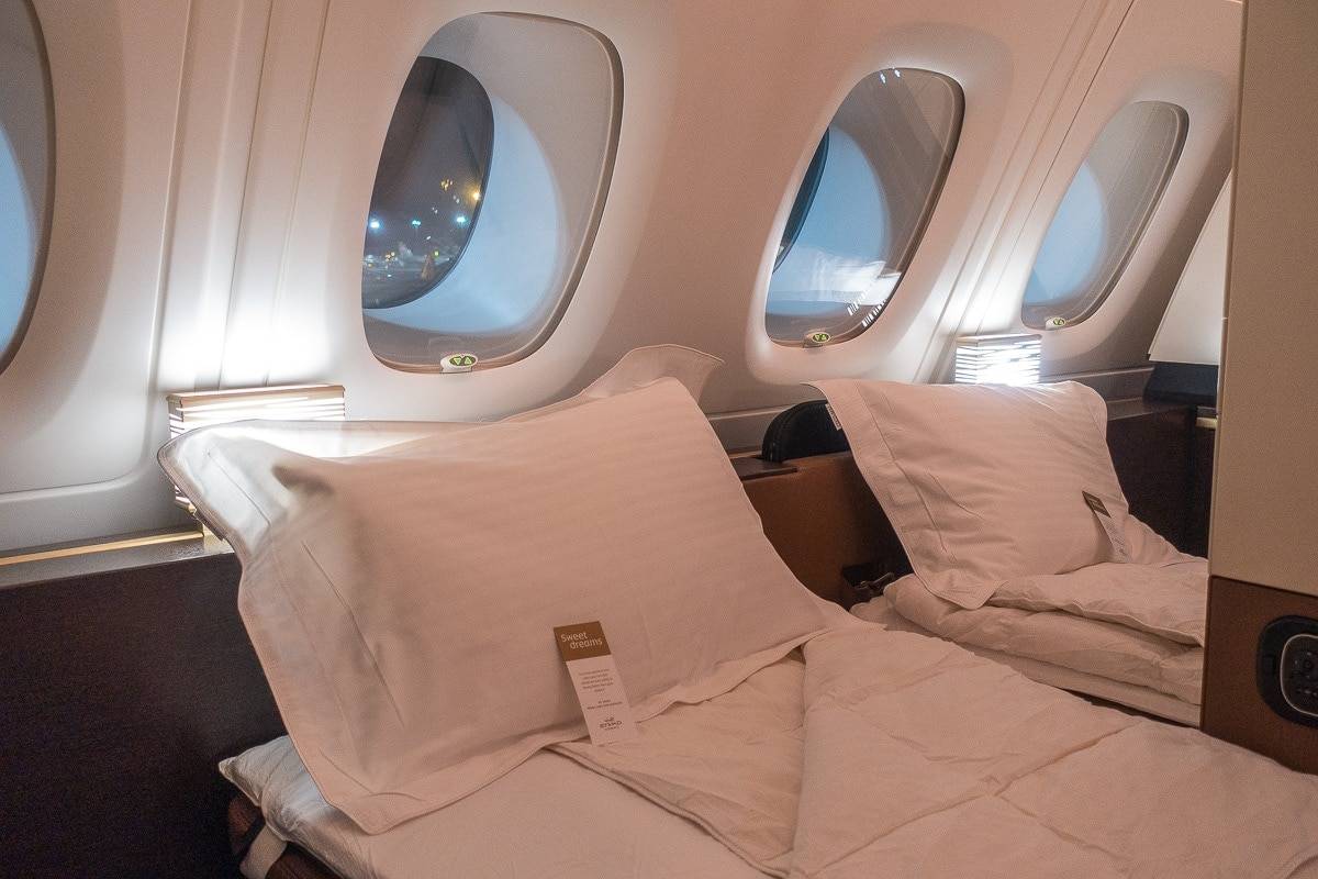 Avis : Etihad Airways B787 | Classe Affaires | AUH-FRA - etihad airways first class apartment a380 56