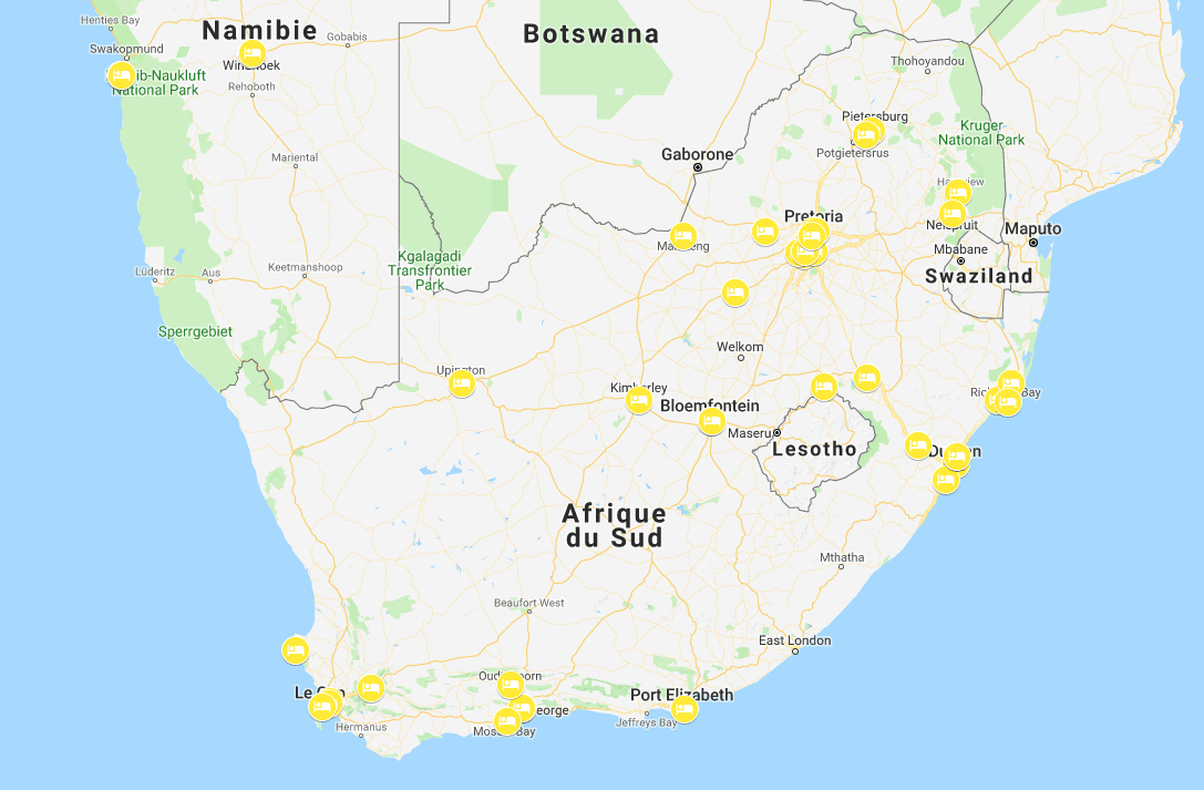 14 nuits en afrique du sud