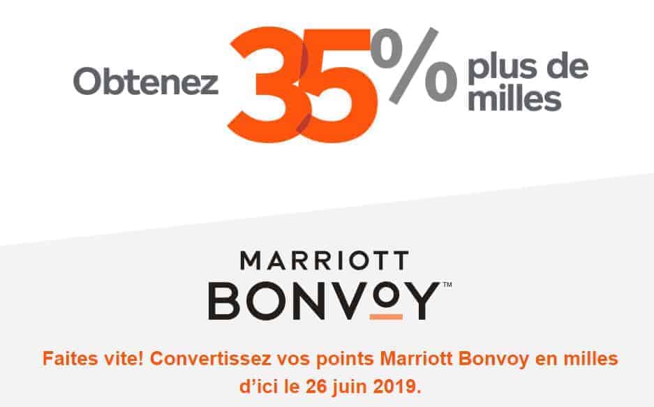 bonus marriott aeroplan 35 2019