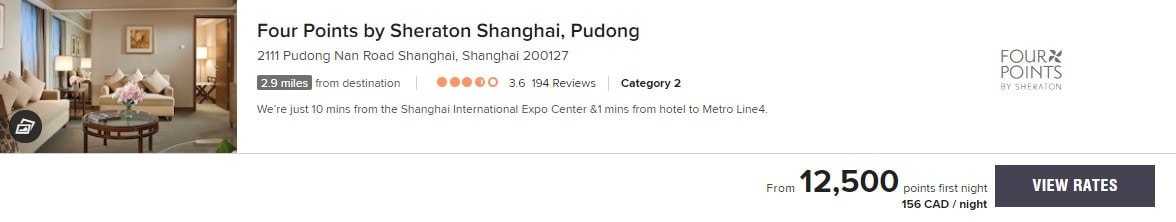 four points by sheraton shanghai pudong