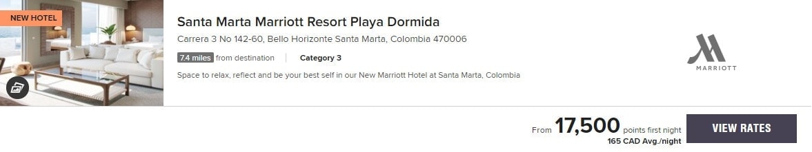 Use your points to travel to Colombia - santa marta marriott resort playa dormida 1
