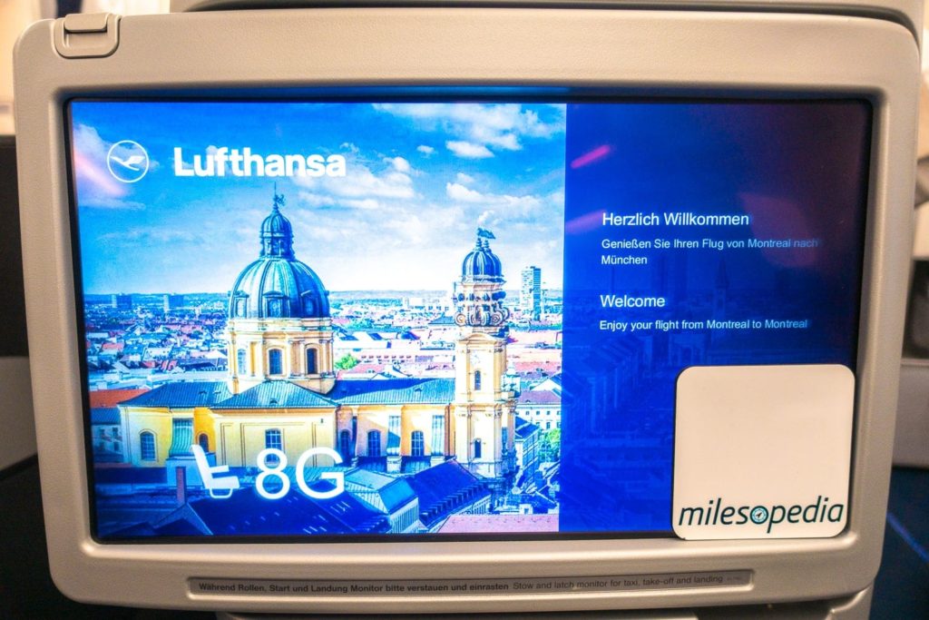 Lufthansa A350 LH475 classe affaires 18