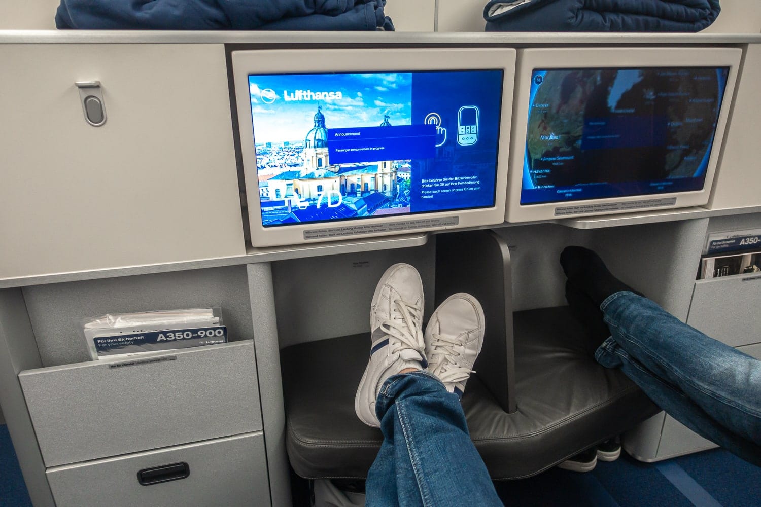 Avis : Lufthansa A350 | Classe Affaires | YUL-MUC - Lufthansa A350 LH475 classe affaires 44