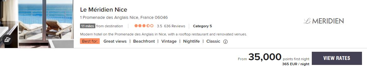 Offre PME: Obtenez jusqu'à 80 000 points avec la Carte Marriott Bonvoy?? Entreprise American Express??* - meridien nice certificat marriott bonvoy