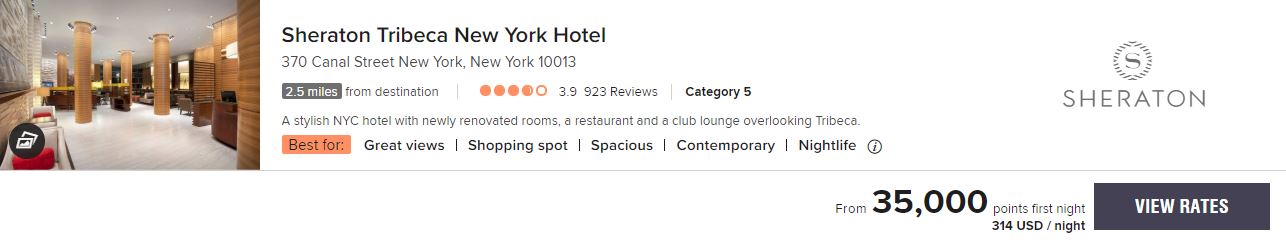 Review&nbsp;: Sheraton Tribeca New York Hotel | Marriott Bonvoy - sheraton tribeca rate