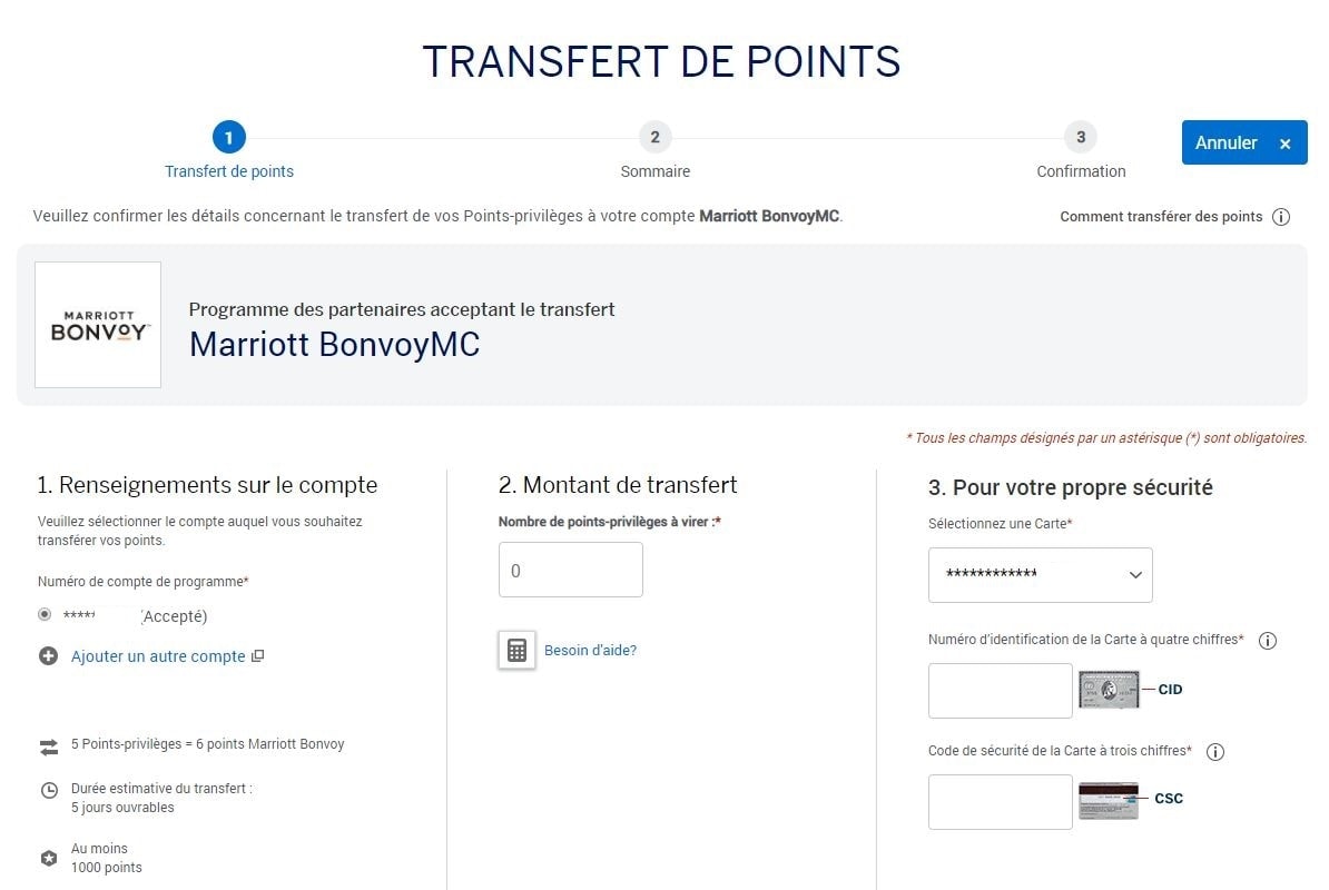 AMEX Tutorial: How to Transfer American Express Membership Rewards Points - amex transfer 10 fr