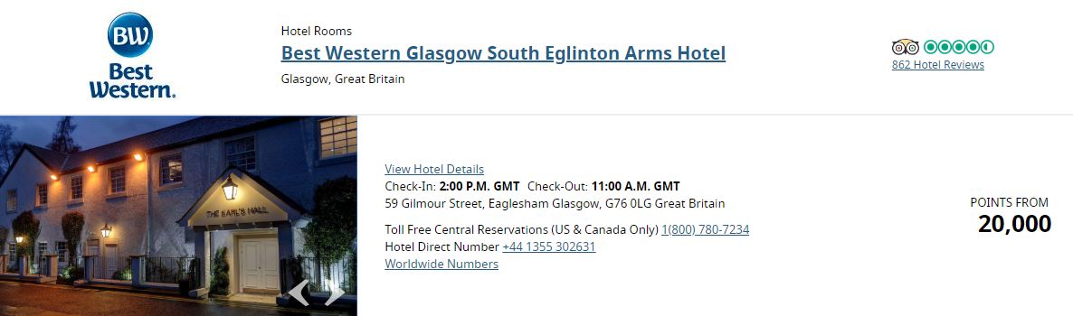 Une Sélection Des Plus Beaux Hôtels Best Western Par La Communauté Milesopedia - best western glasgow south eglinton arms hotel