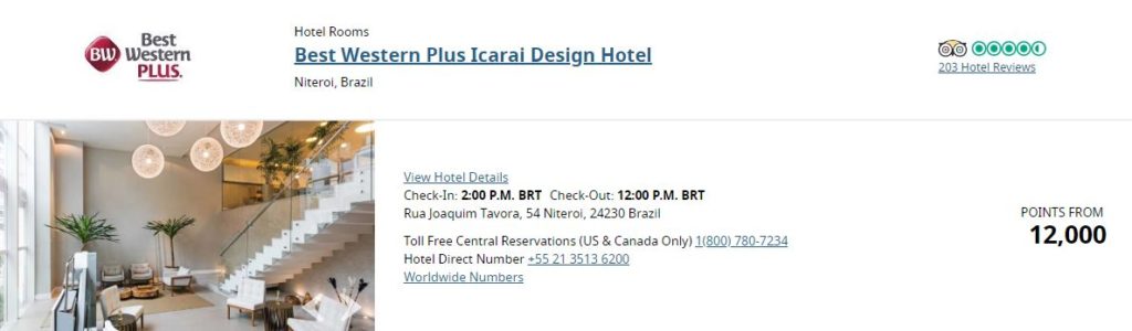 best western plus icarai design hotel tarifs