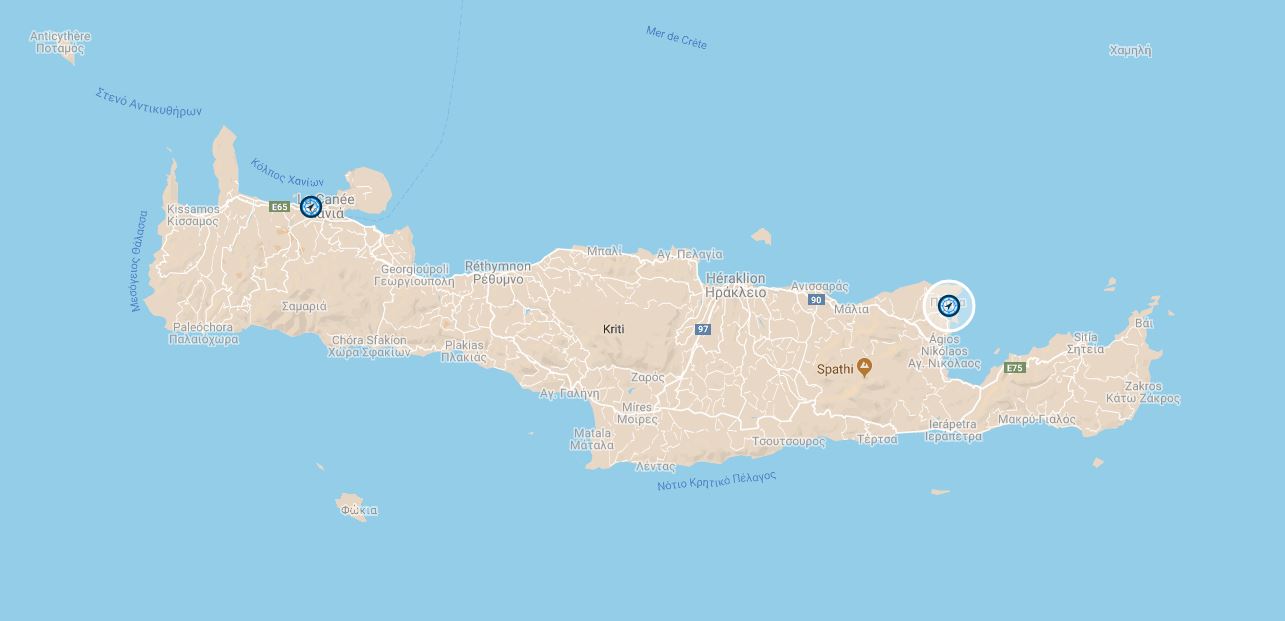 Avis&nbsp;: Domes of Elounda, Autograph Collection | Marriott Bonvoy - elounda map