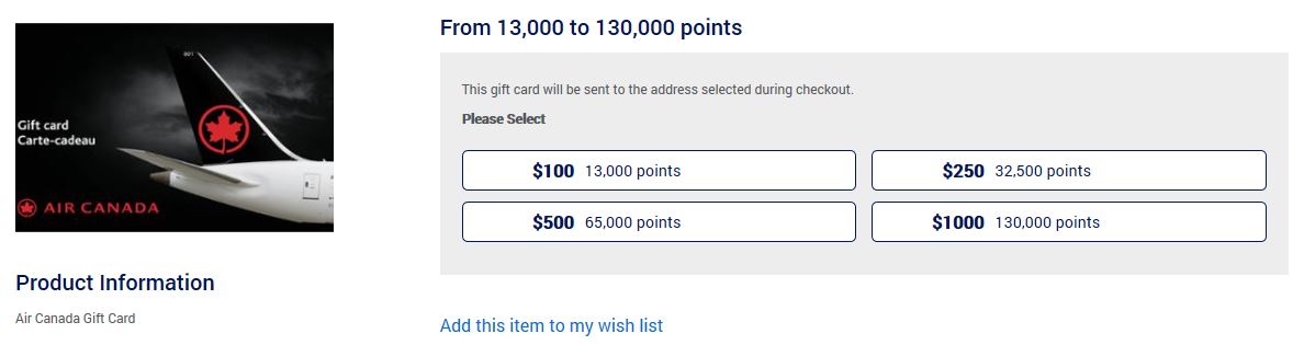 cartes cadeaux ac amex fr