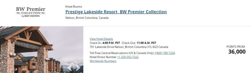 prestige lakeside resort bw premier collection tarifs