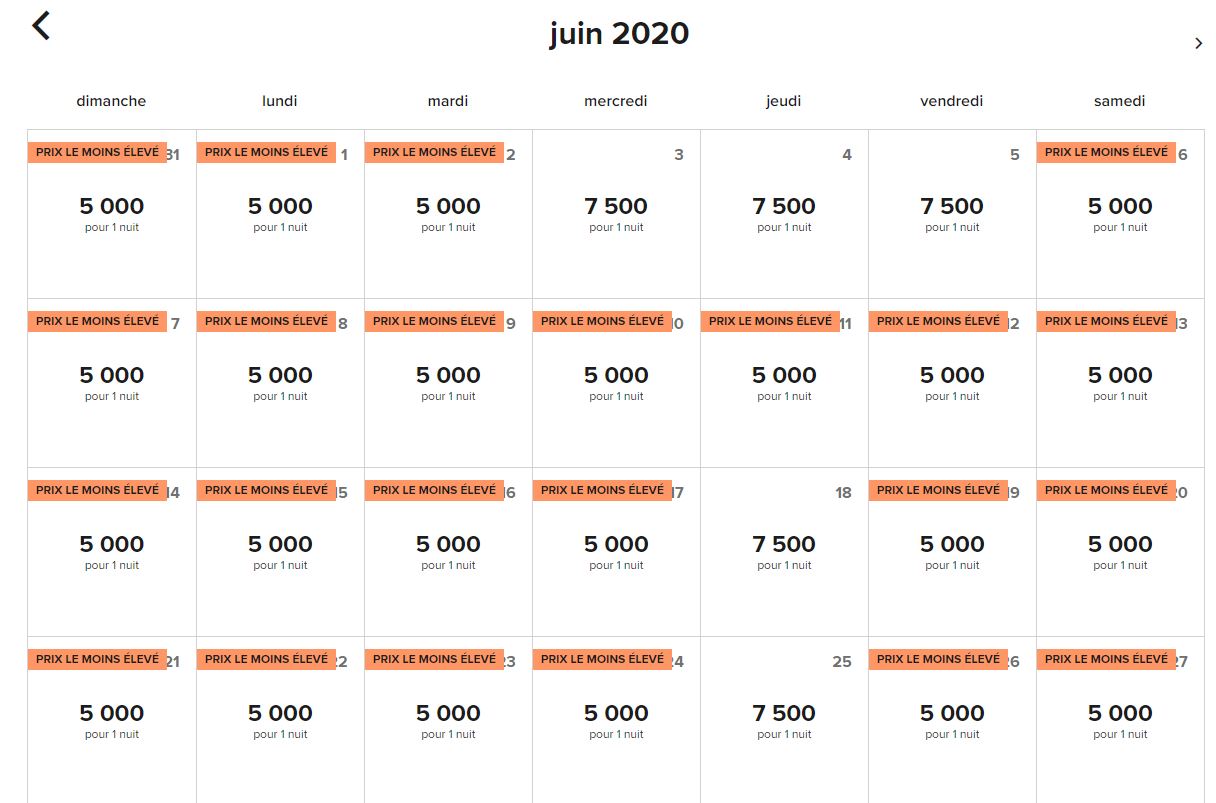 Marriott Bonvoy&nbsp;: Comment fonctionne les tarifs basse / haute-saison - Marriott Bonvoy recherche dates flexibles indonesie