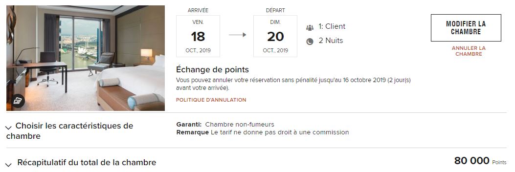 Marriott Bonvoy&nbsp;: Comment fonctionne les tarifs basse / haute-saison - marriott bonvoy ajustement tarifaire confirmation