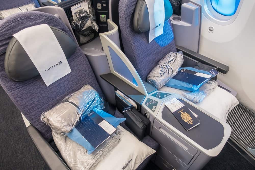 United Airlines Business Class 787 11