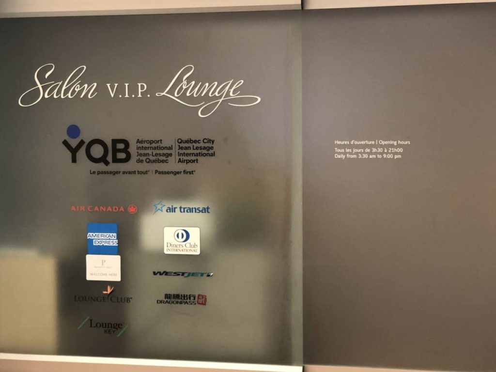 salon VIP de YQB Quebec Jean Lesage Intl 1
