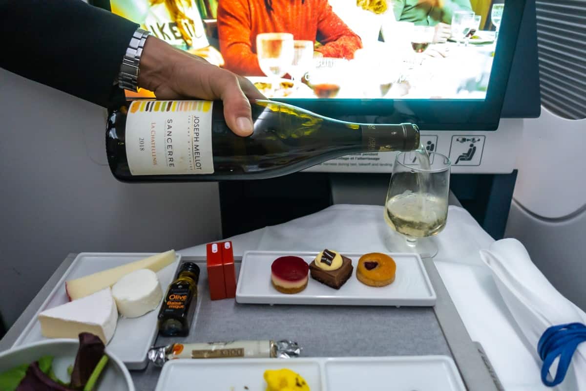 Avis : Air France A350 | Classe Business | YYZ-CDG - afa350 yyz repas 103