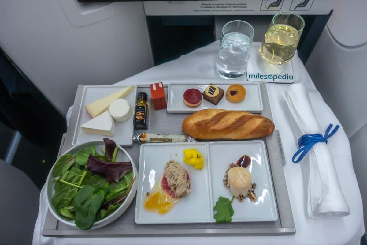 Avis : Air France A350 | Classe Business | YYZ-CDG - afa350 yyz repas 104