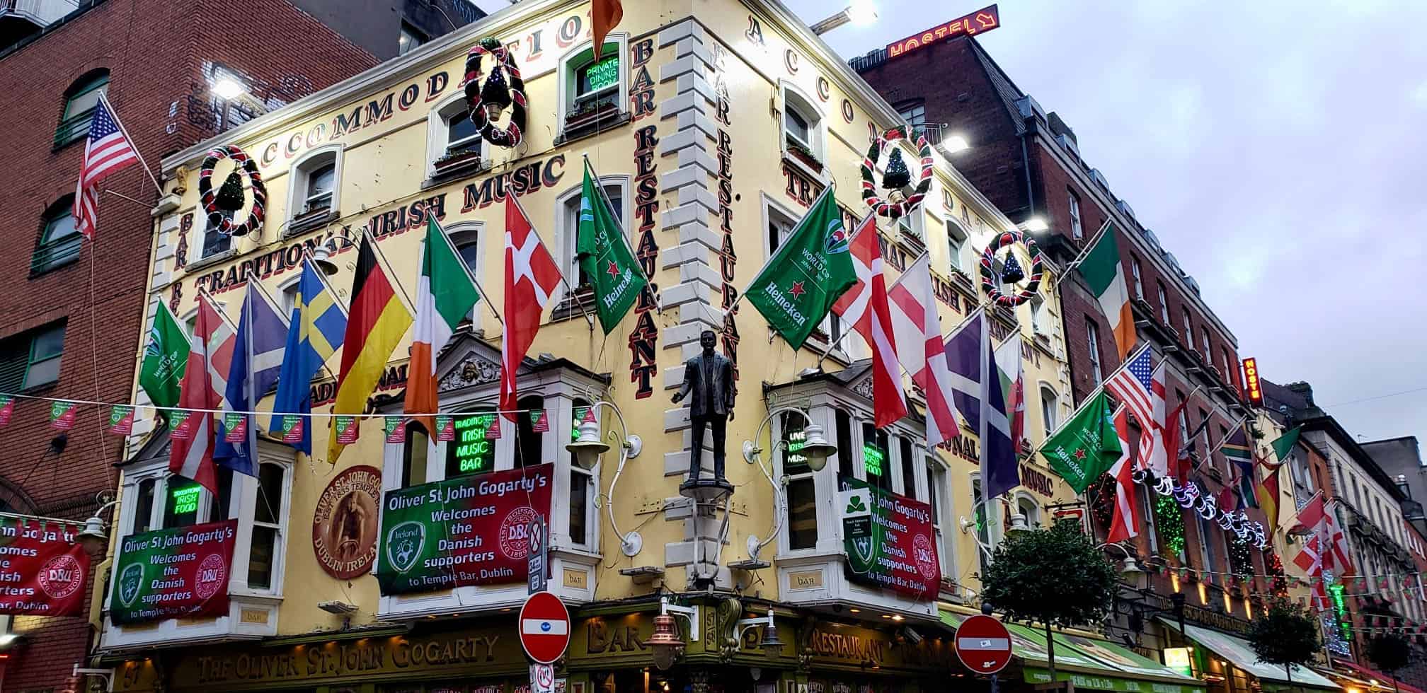 A long weekend in Dublin, Ireland - Un des nombreux pub irlandais