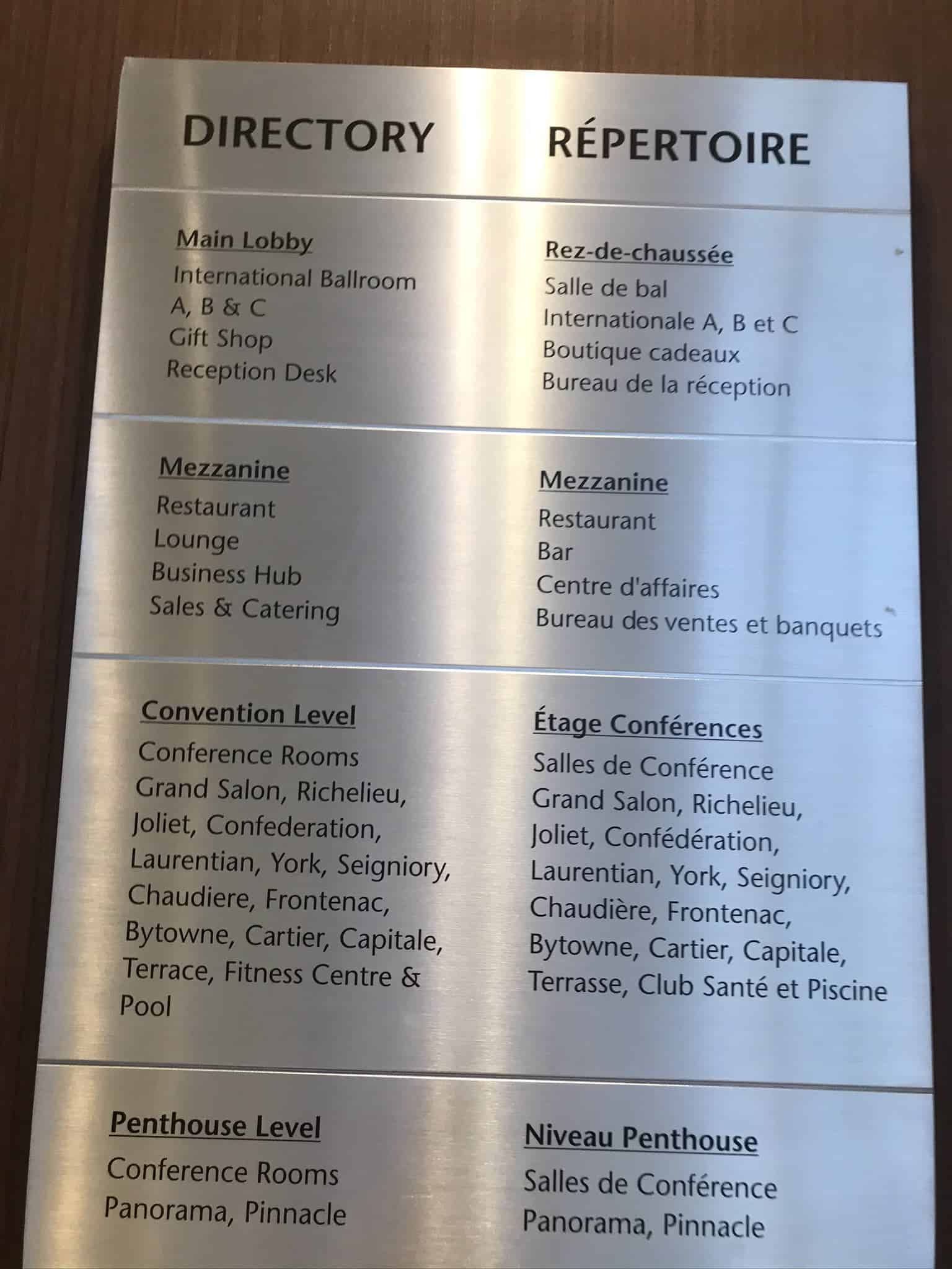 Avis&nbsp;: Delta Hotels Ottawa City Centre | Marriott Bonvoy - Répertoire