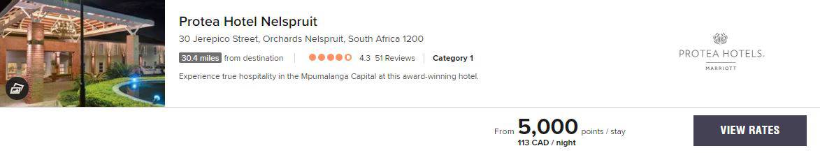 Review&nbsp;: Protea Hotel by Marriott Nelspruit | Marriott Bonvoy - Rates Protea Nelspruit