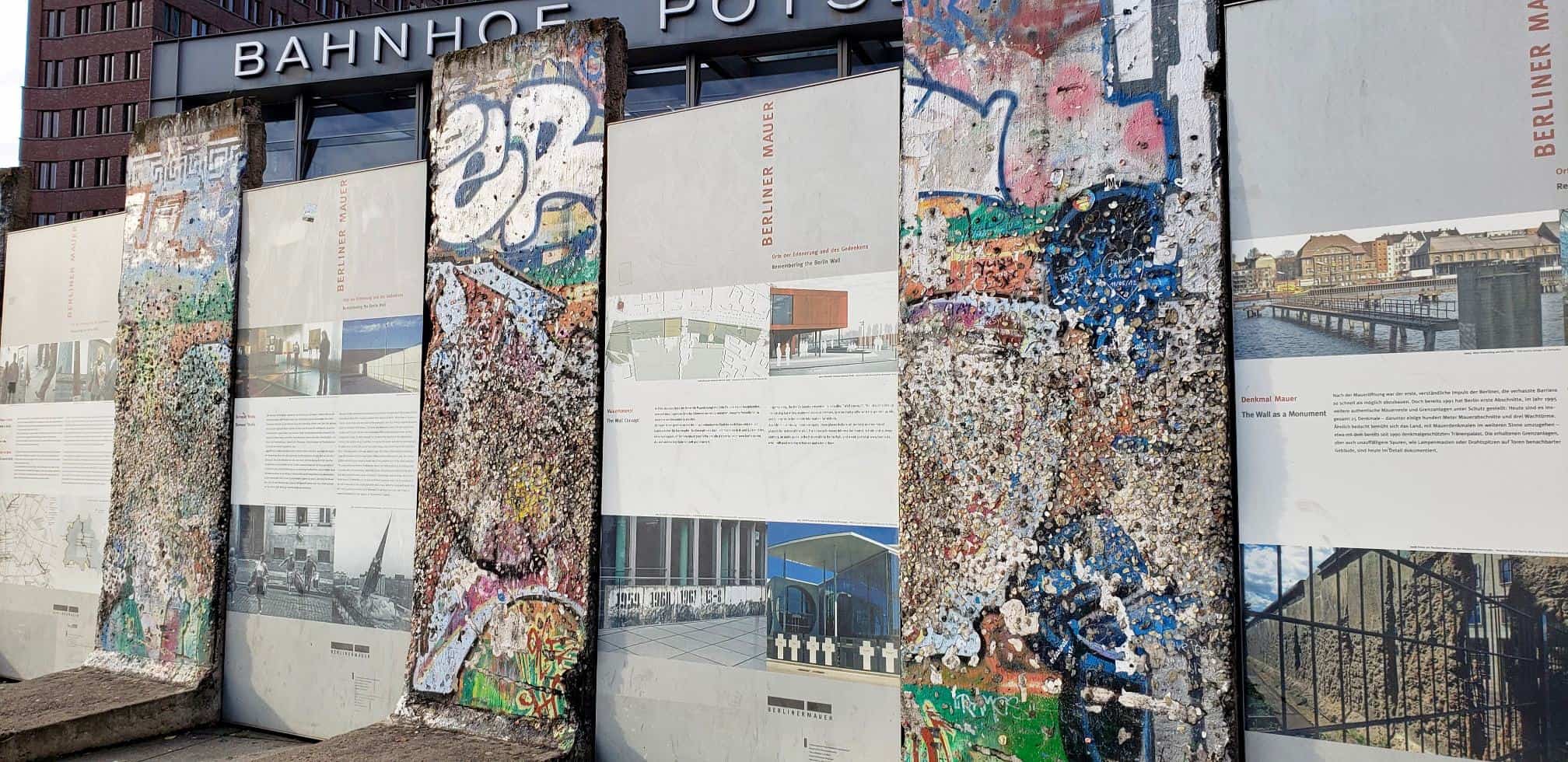 Allemagne&nbsp;: Travail nomade à Berlin - Mur à Postdamer Platz