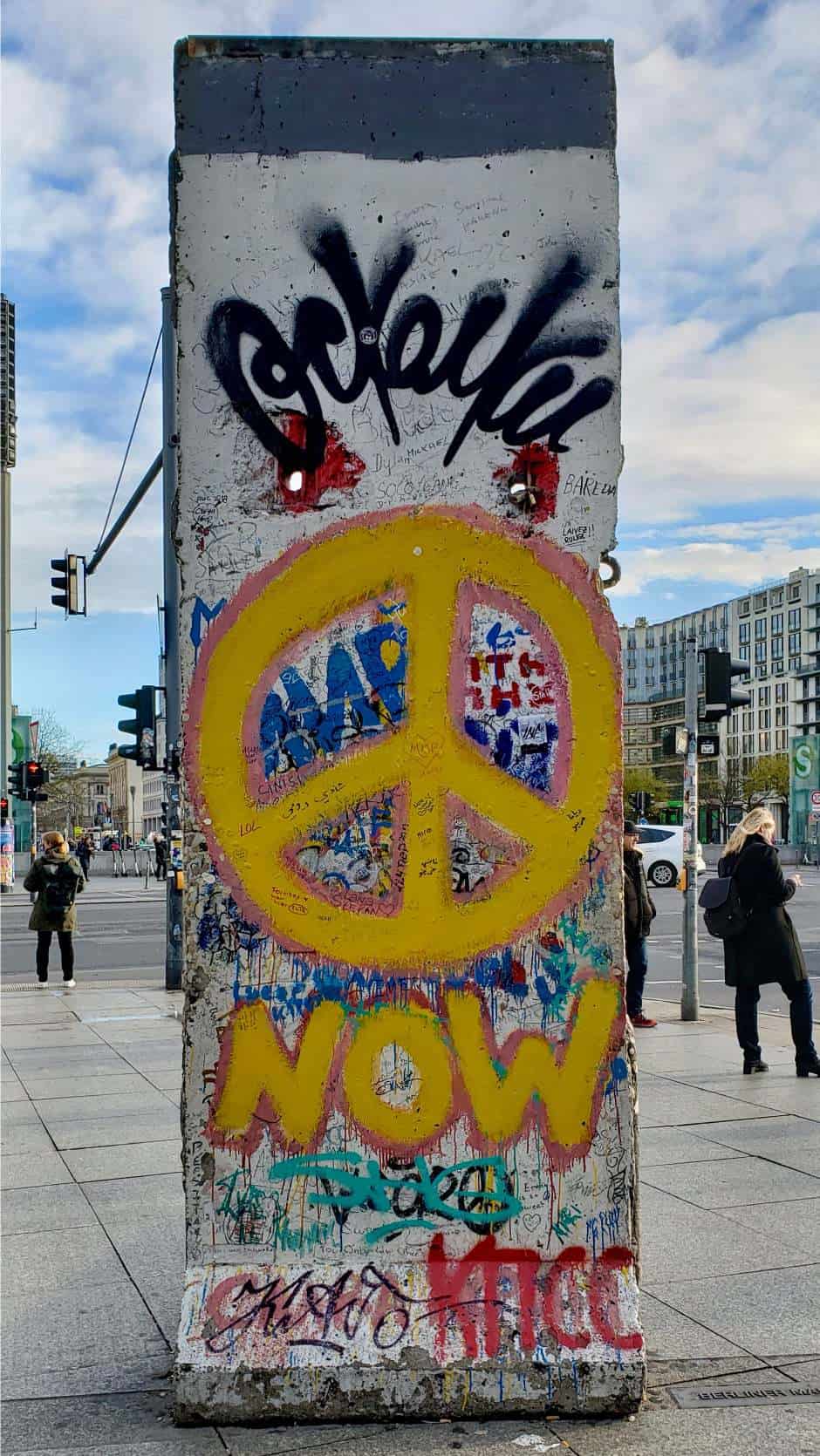 Allemagne&nbsp;: Travail nomade à Berlin - Mur à Postdamer Platz