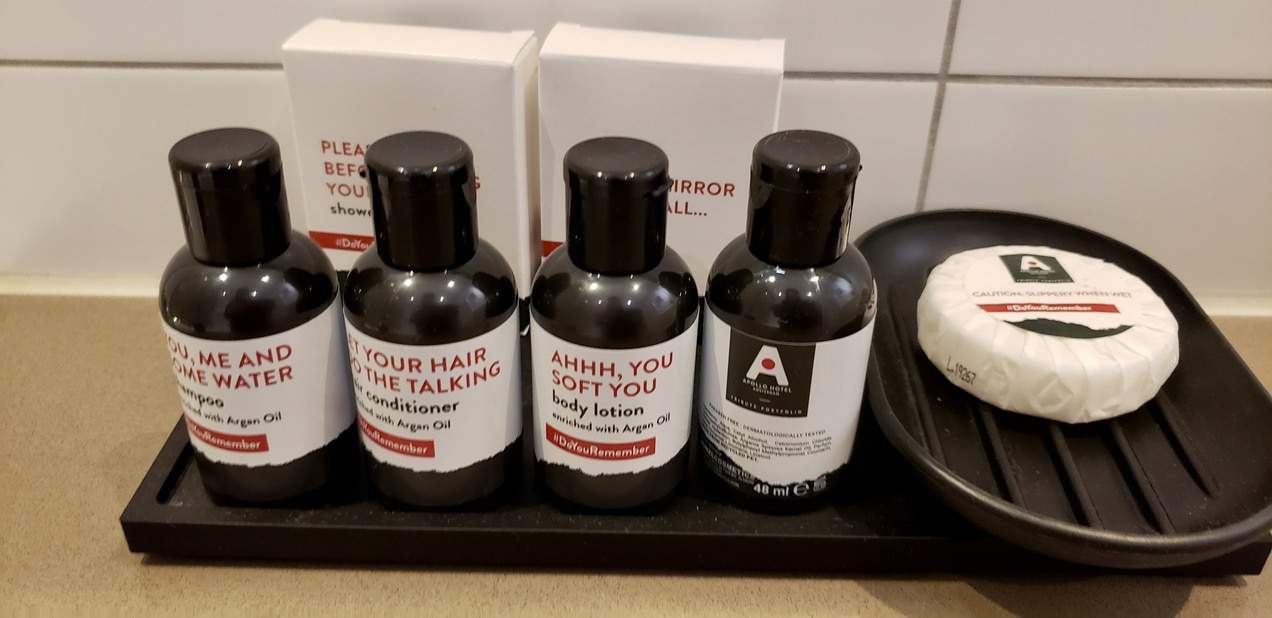 A weekend in Amsterdam - Quelques produits de toilette