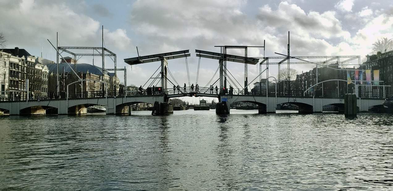 A weekend in Amsterdam - le fameux Skinny Bridge