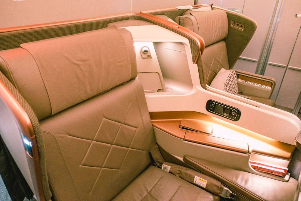 Singapore Airlines A350 Business Class 78