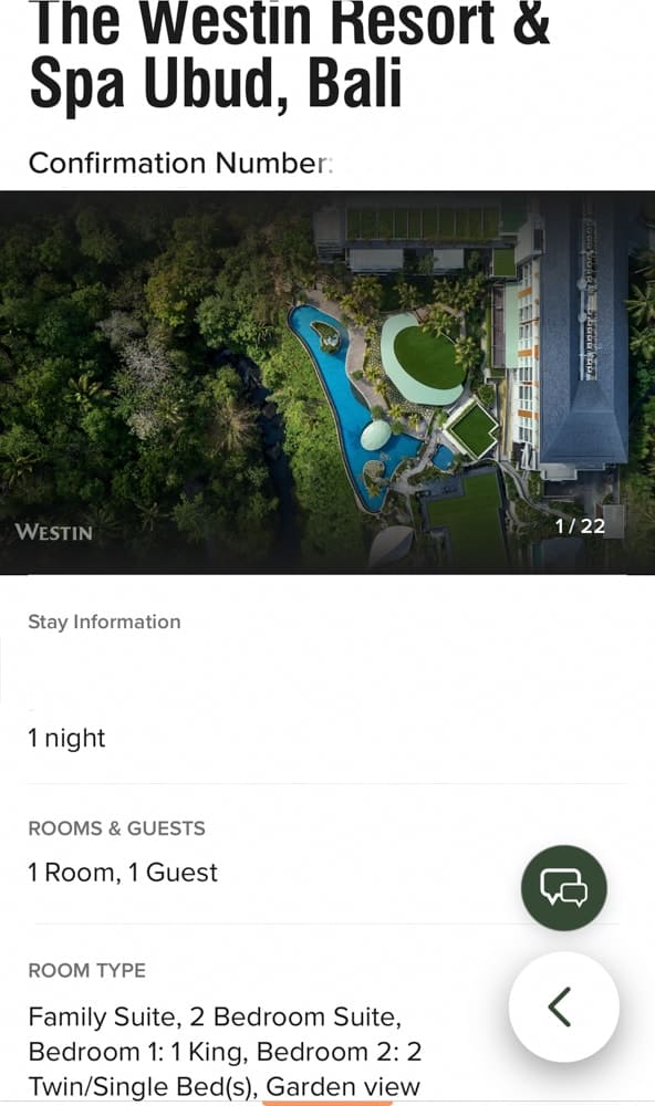 Westin Resort Spa Ubud Après Négociation