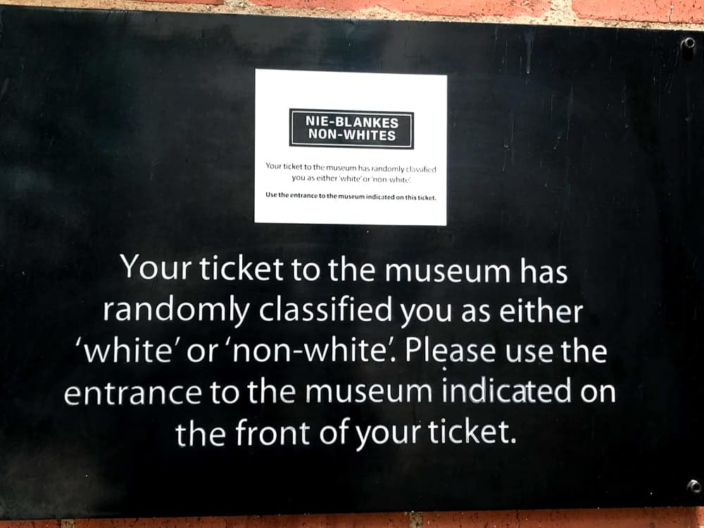 Afrique Du Sud - Musée Apartheid