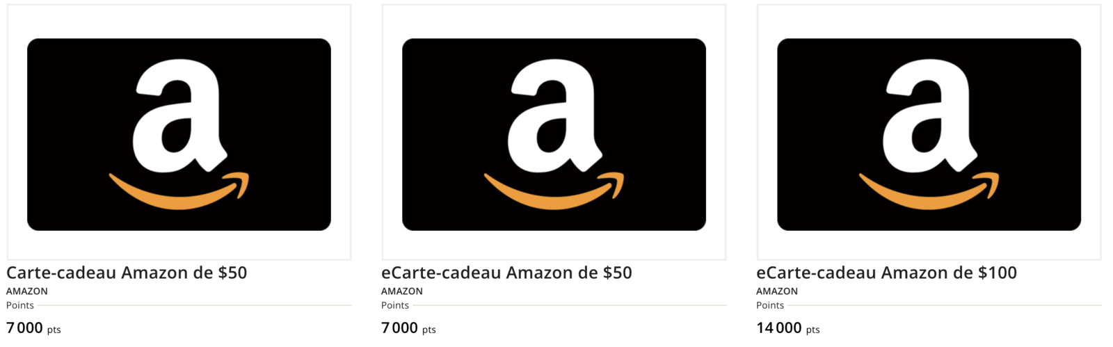 How To Buy Gift Cards With Reward Points? - Amazon gift card Aeroplan store