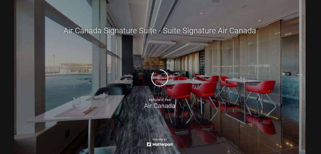 Air Canada Signature Suite Vancouver Visite 3d