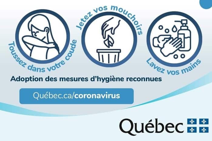 Covid 19 Recommandations Quebec