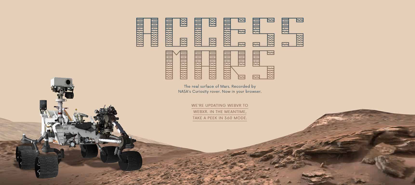 Voyager virtuellement et gratuitement&nbsp;! - Mars Virtuel