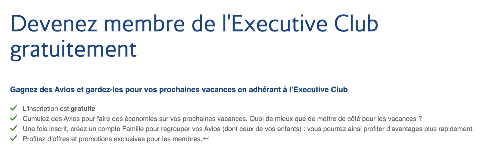 British Airways Club&nbsp;: Guide Ultime - ba executive club fr